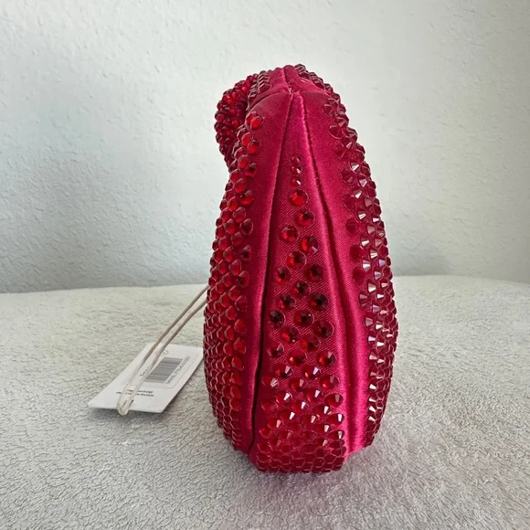 JW PEI Abacus crystal mini‎ bag Red NWT - Picture 7 of 17